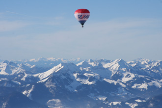 Balonem nad Alpami